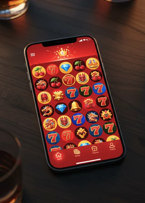 Redbet Casino's vibrant homepage showing a selection of popular slot games and current bonus offers, designed for players on desktop and mobile.